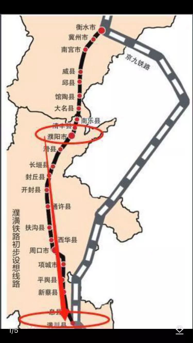 除了郑济高铁，濮阳还将有一条铁路！濮阳网络